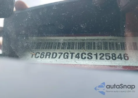 2012 Ram 1500 Slt from USA, damaged, VIN 1C6RD7GT4CS125846